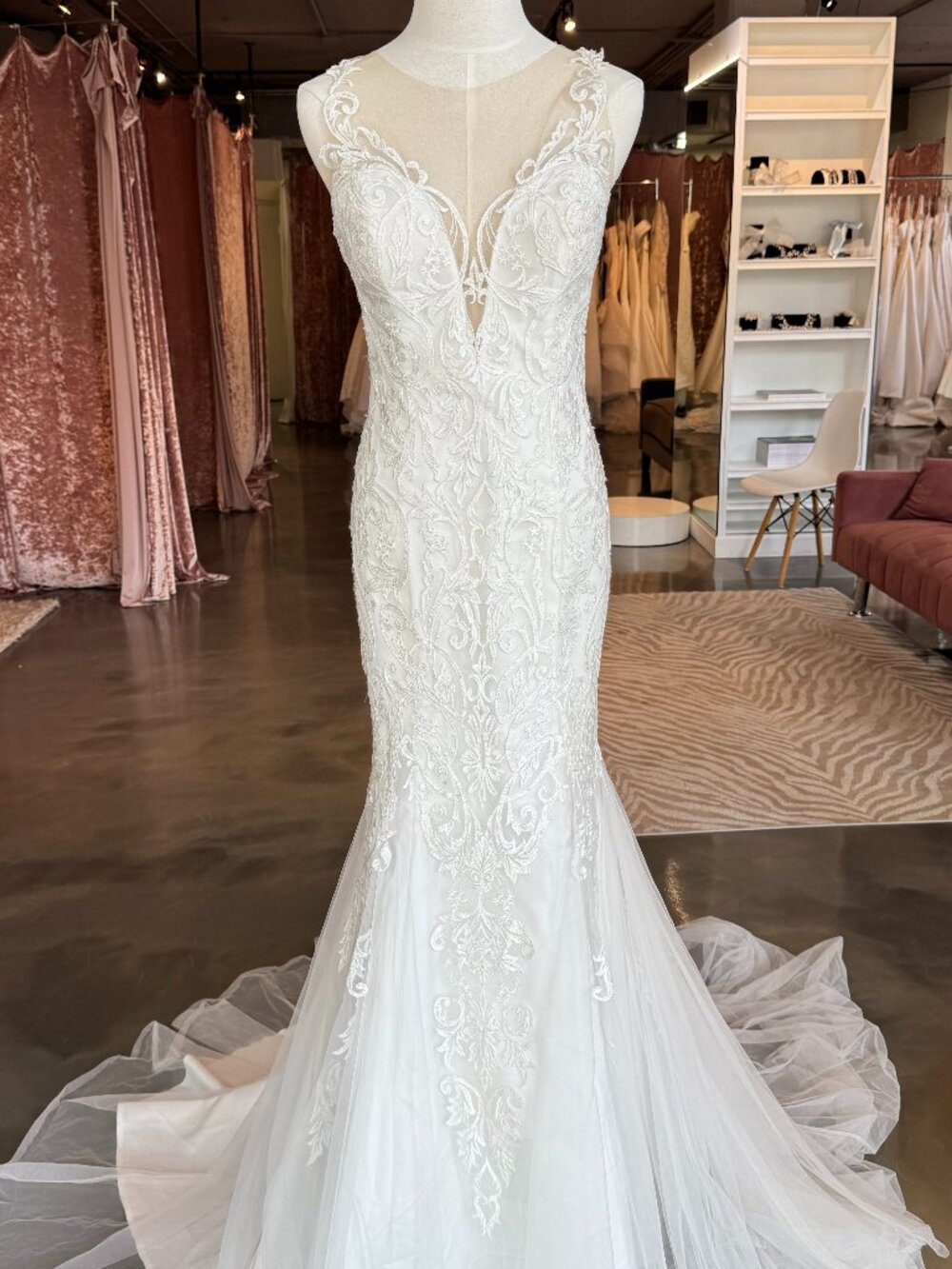 Madison James Bridal Gown - Style MJ357, Size 12